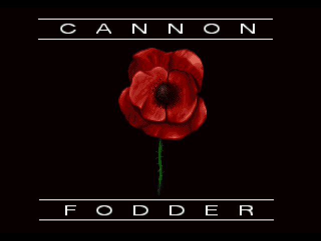 Cannon Fodder — écran titre