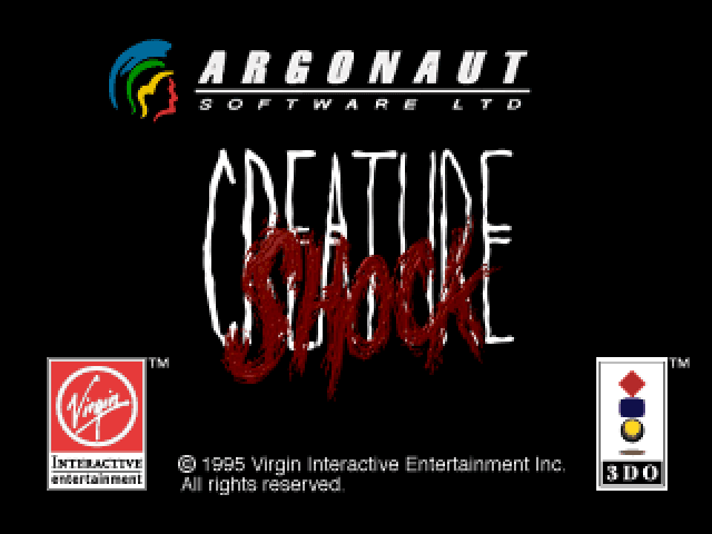 Creature Shock — écran titre
