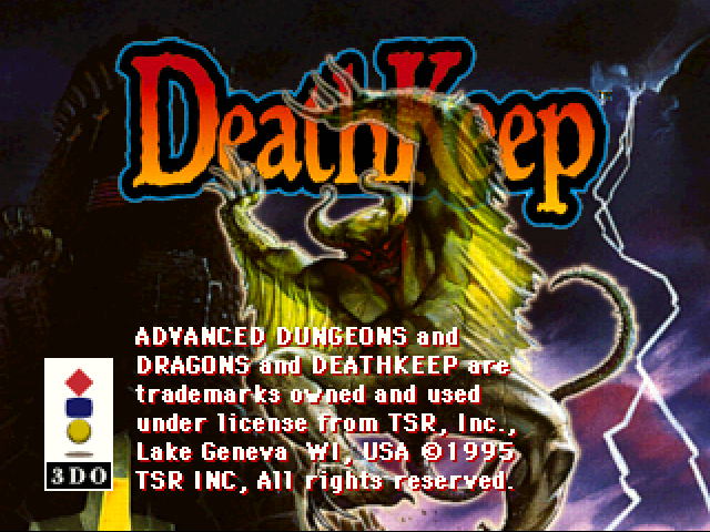 DeathKeep — écran titre