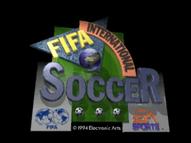 Fifa International Soccer — écran titre