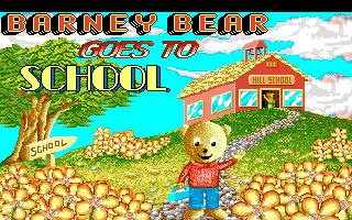 Barney Bear Goes To School — écran titre