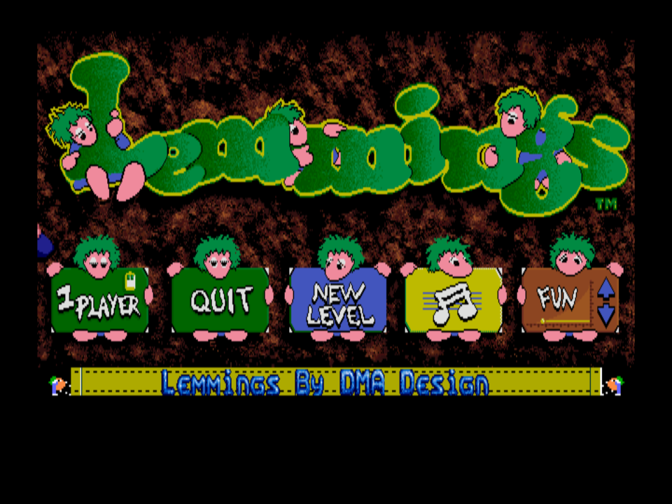 Lemmings — écran titre