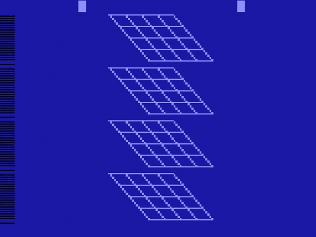 3-d Tic-tac-toe — écran titre