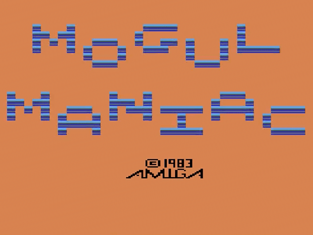 Mogul Maniac — écran titre