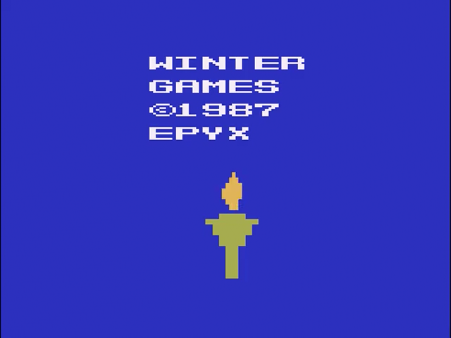 Winter Games — écran titre