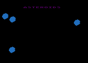 Asteroids — écran titre