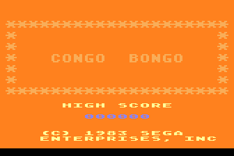 Congo Bongo — écran titre