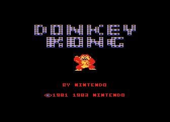 Donkey Kong — écran titre
