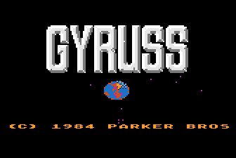 Gyruss — écran titre