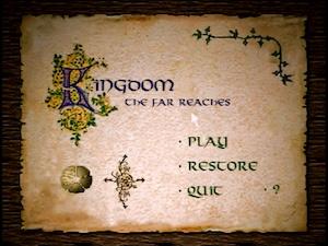 Kingdom - The Far Reaches — écran titre