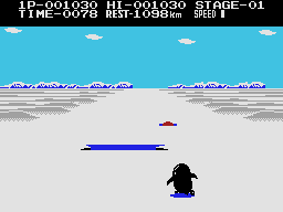 Antarctic Adventure — screenshot