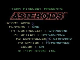 Asteroids — écran titre