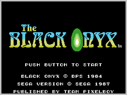 Black Onyx, The — écran titre