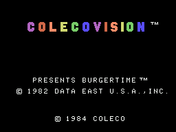 Burgertime — écran titre