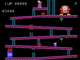 Donkey Kong — screenshot