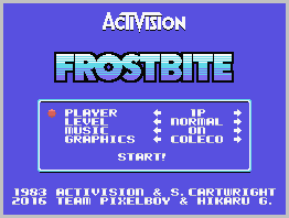 Frostbite — écran titre