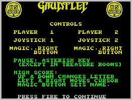 Gauntlet — écran titre