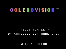 Telly Turtle — écran titre