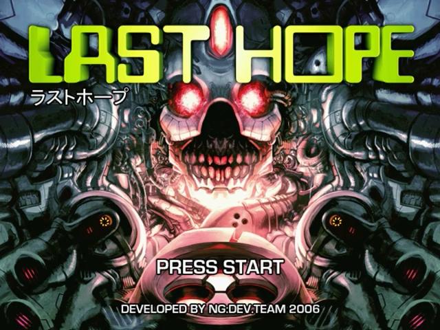Last Hope — écran titre