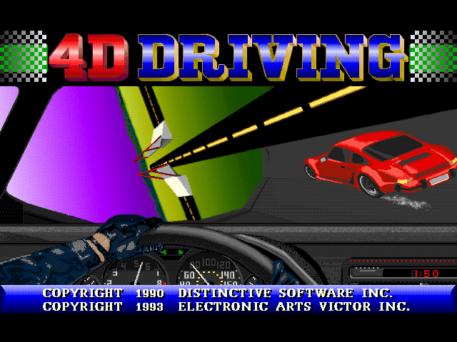 4D Driving — écran titre