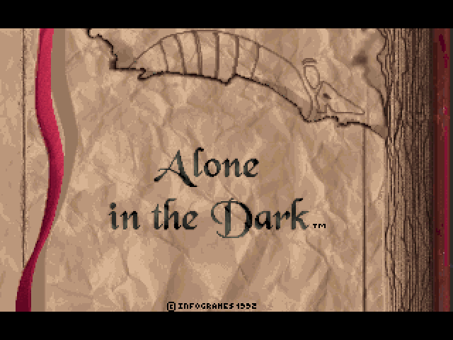 Alone in the Dark — écran titre