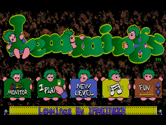 Lemmings — écran titre