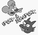 Simpsons Itchy And Scratchy, The - Miniature Golf Madness — écran titre