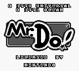 Mr. Do! — écran titre