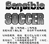 Sensible Soccer - European Champions — écran titre