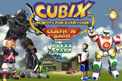 Cubix - Robots For Everyone - Clash 'n Bash — écran titre
