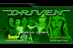 Driven — écran titre