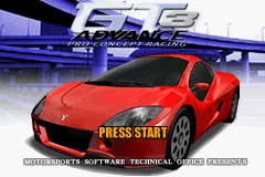 Gt Advance 3 - Pro Concept Racing — écran titre