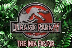 Jurassic Park 3 - The Dna Factor — écran titre