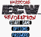 Ecw Hardcore Revolution — écran titre