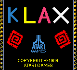 Klax — écran titre