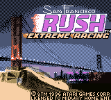 San Francisco Rush - Extreme Racing — écran titre