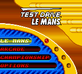 Test Drive - Le Mans — écran titre