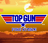 Top Gun - Firestorm — écran titre