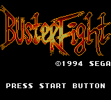 Buster Fight — écran titre