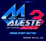 GG Aleste 3 — écran titre