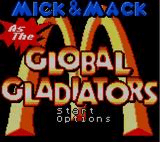 Global Gladiators — écran titre