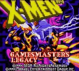 X-men - Gamemaster's Legacy — écran titre