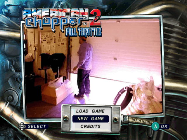 American Chopper 2 - Full Throttle — écran titre