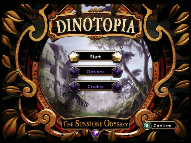 Dinotopia - The Sunstone Odyssey — écran titre