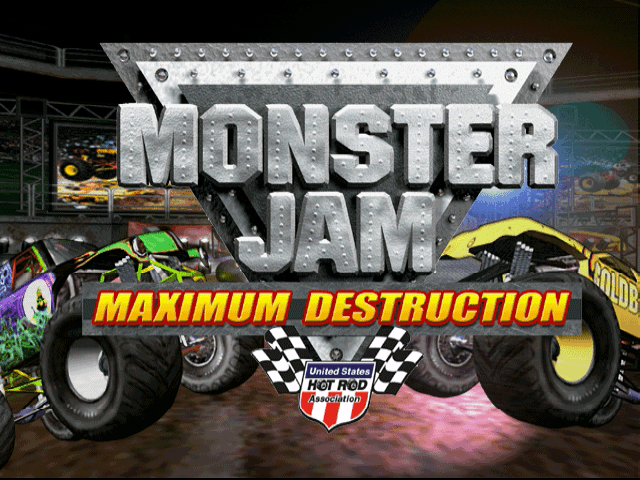 Monster Jam - Maximum Destruction — écran titre