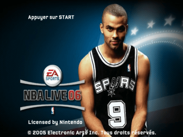 NBA Live 06 — écran titre