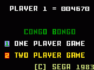Congo Bongo — écran titre