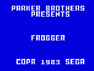 Frogger — écran titre