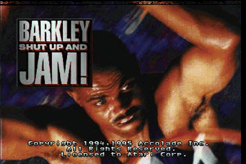 Barkley Shut Up and Jam — écran titre