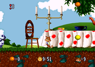 Bubsy In - Fractured Furry Tales — screenshot